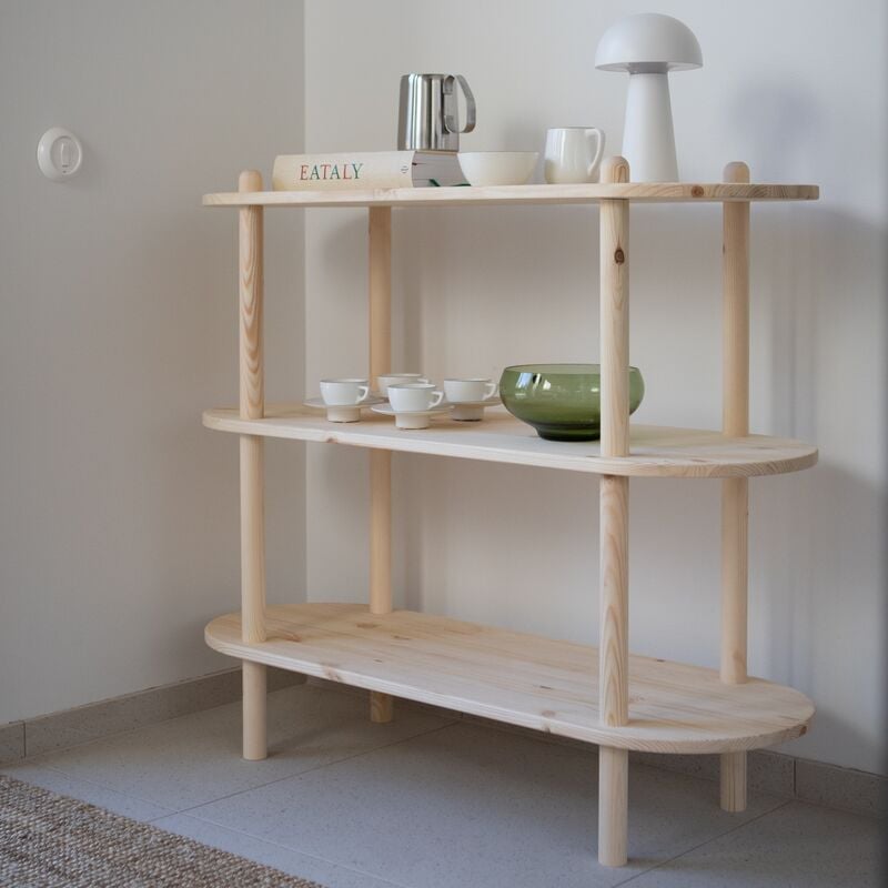 Askel avohylly 100x35x86 cm puuvalmis